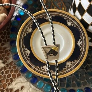 Vintage Horse Head Bolo Necktie Necklace